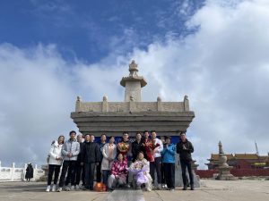 五台山中台合影