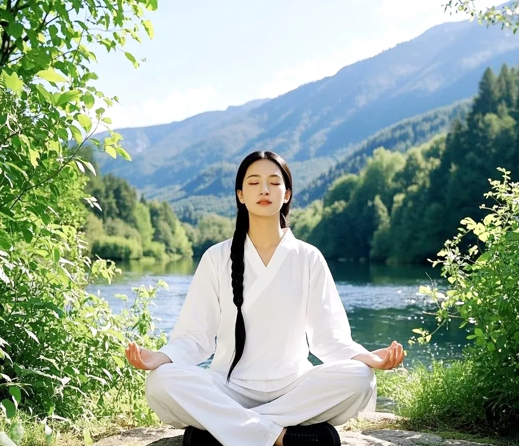 打坐、脱俗、静心、清净